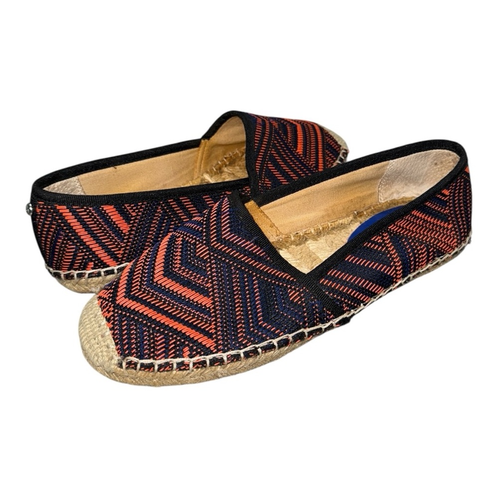 Women’s Sam Edelman Navy Blue/Orange Espadrilles - 7.5
